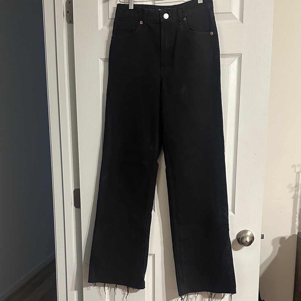 Zara Black Straight Leg Women's Jeans